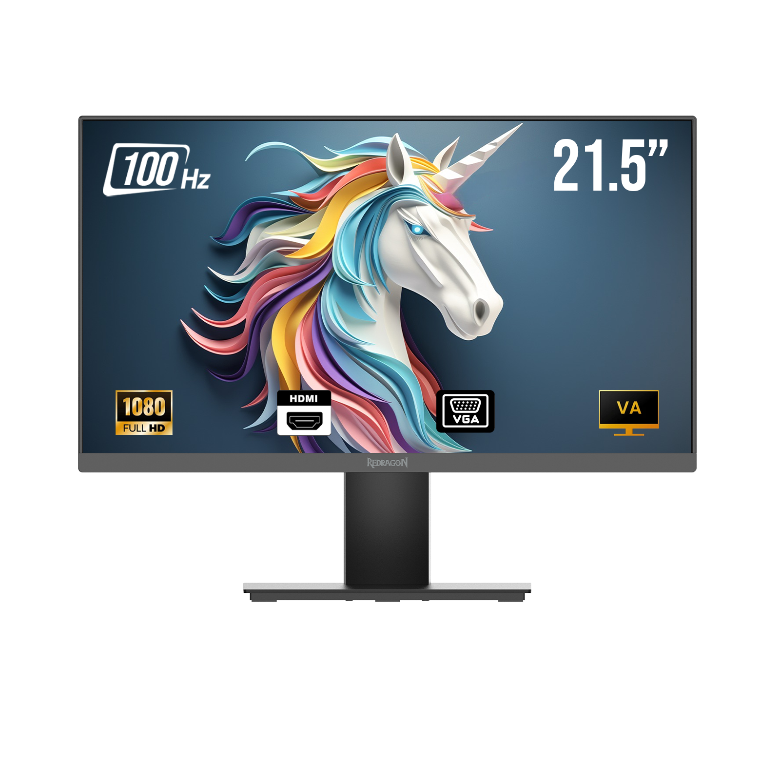 Ecran Gamer - REDRAGON THUGGA II 21.5" 100Hz VA LED FHD