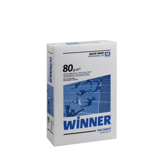 RAME DE PAPIER WINNER 80GR- 500 FEUILLES