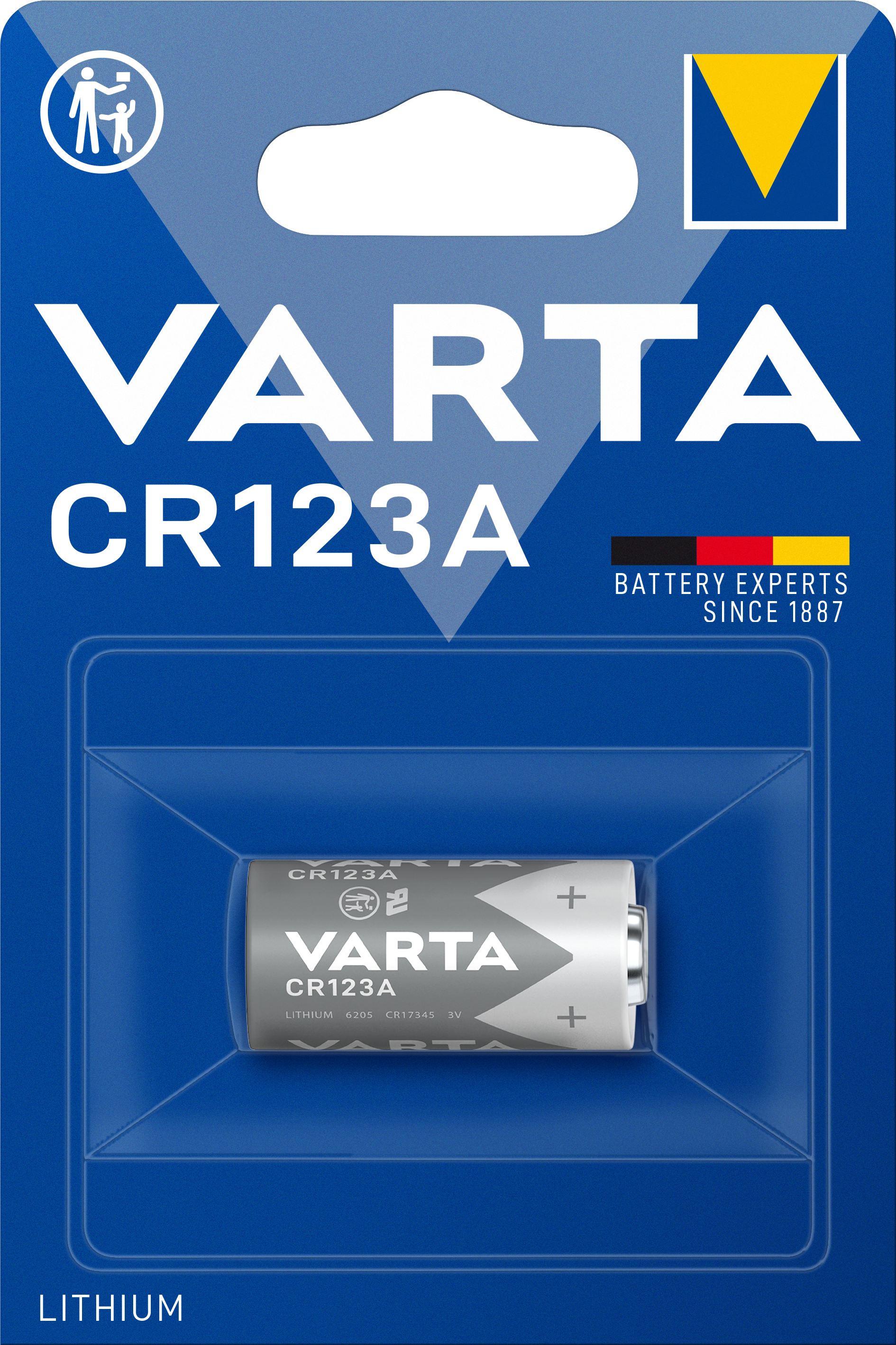 PILE VARTA LITHIUM CR123A 