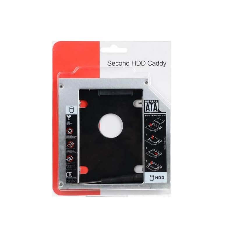 Caddy-Lecteur de disque dur SATA 9,5 mm pour pc-portable