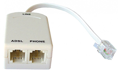  Filtre ADSL pour prise RJ11, sorties RJ11