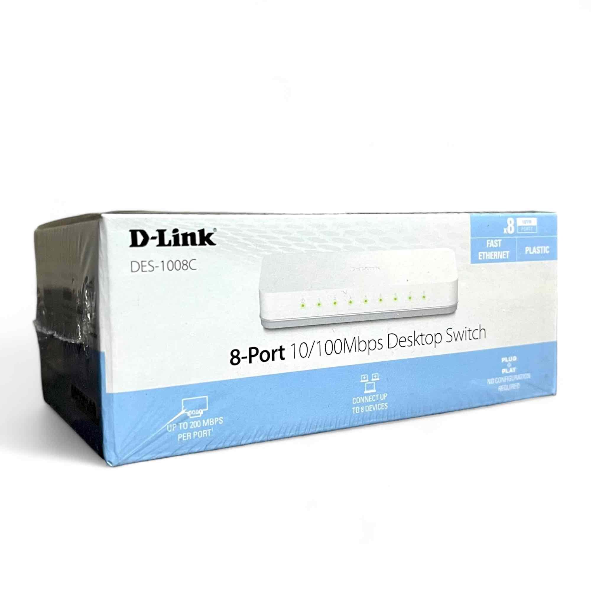 SWITCH D-LINK 8 PORTS 10/100