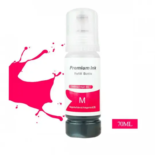 Bouteille D'encre Adaptable Epson Ecotank 101/102/103/104 70 ml Magenta