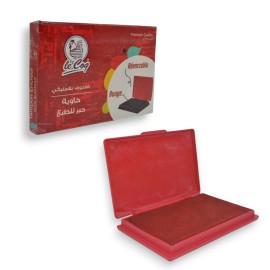 BOITE A TAMPON ROUGE LE COQ REF 150
