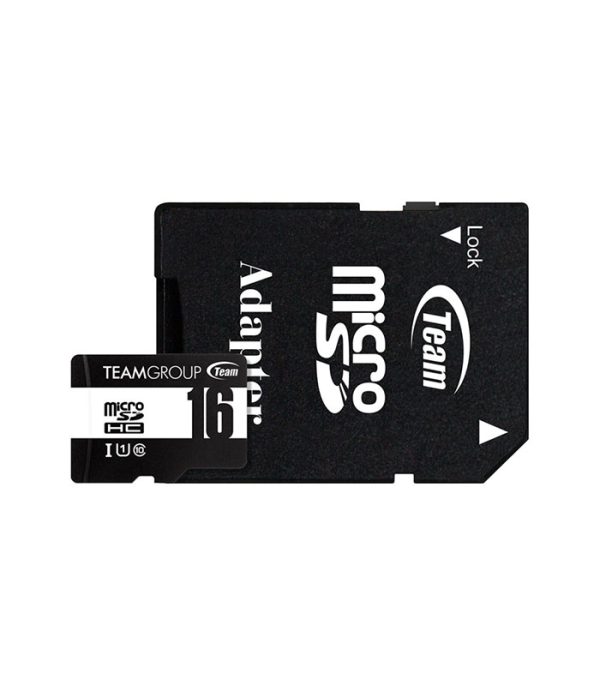 CARTE MÉMOIRE TEAMGROUP 16GO MICRO SDHC UHS-I U1 C10