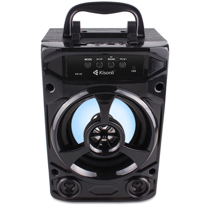 Haut Parleur Sans fil Portable KISONLI Kk02 Bluetooth - Noir