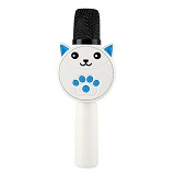 HAUT PARLEUR ET MICROPHONE KARAOKE BEST SOUND MC881 - BLEU