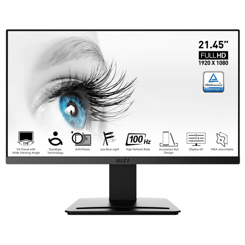 ECRAN MSI PRO MP223 E2 21.45" FULL HD 100 HZ