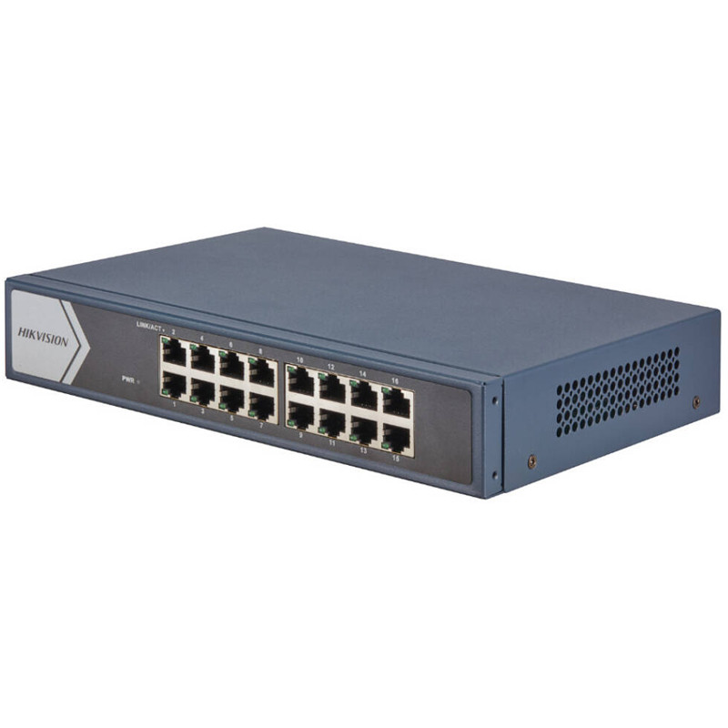 SWITCH HIKVISION 16 PORTS GIGABITS 10/100/1000