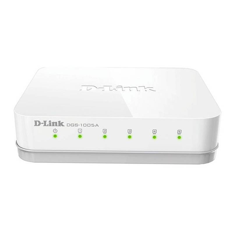 SWITCH D-LINK 5 PORTS GIGABIAT 10/100/1000 MBPS