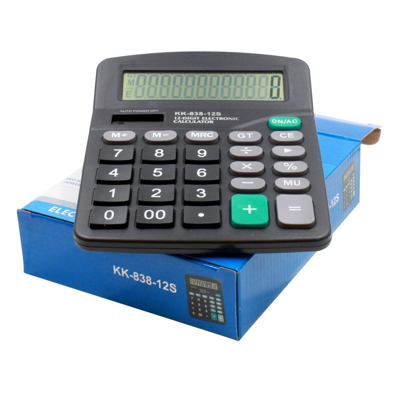 CALCULATRICE  DE BUREAU RONBON KK-837-12S