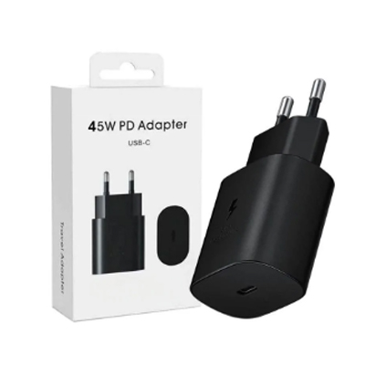 TETE CHARGEUR SECTEUR TYPE-C 45W ADAPTER - NOIR