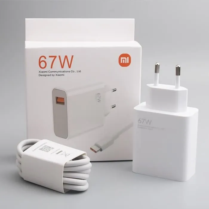 CHARGEUR XIAOMI 67W TYPE C+USB